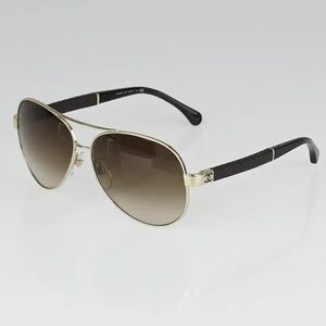 Chanel aviator sunglasses